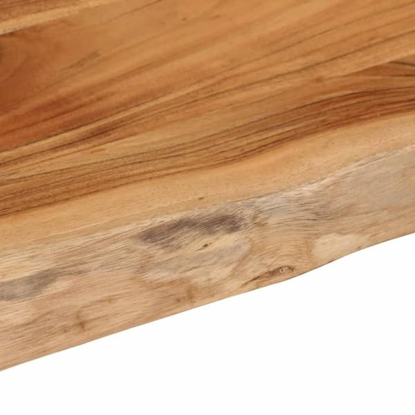 vidaXL Bordsskiva 100x40x2,5 cm rektangulär massiv akacia rustik kant