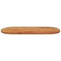Miniatyrbilde 4 av 9: vidaXL Bordplate 110x50x2,5 cm oval heltre akasie