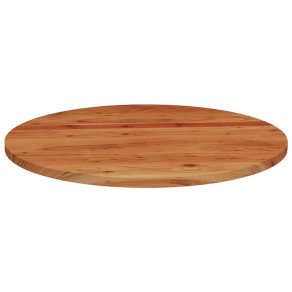 vidaXL Bordplate Ø70x3,8 cm rund heltre akasie