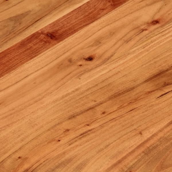 vidaXL Bordplate Ø70x3,8 cm rund heltre akasie