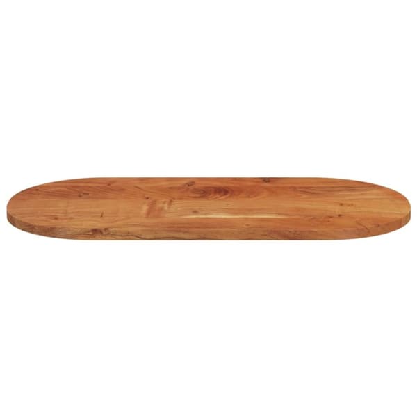 vidaXL Pöytälevy 80x40x2,5 cm ovaali täysi akasiapuu