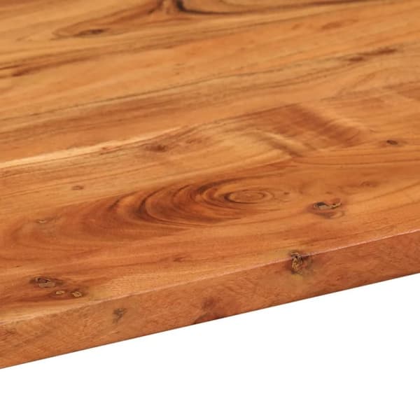 vidaXL Pöytälevy 100x50x2,5 cm ovaali täysi akasiapuu