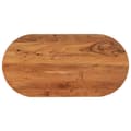 Miniatyrbild 1 av 9: vidaXL Bordsskiva 100x50x2,5 cm oval massivt akaciaträ