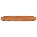 Miniatyrbilde 3 av 8: vidaXL Bordplate 80x40x3,8 cm oval heltre akasie