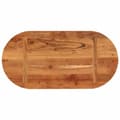 Miniatyrbilde 4 av 8: vidaXL Bordplate 80x40x3,8 cm oval heltre akasie