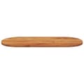 Pikkukuva 4 / 9: vidaXL Pöytälevy 110x50x3,8 cm ovaali täysi akasiapuu