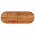 Pikkukuva 5 / 9: vidaXL Pöytälevy 110x40x3,8 cm ovaali täysi akasiapuu