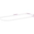 Miniatyrbilde 8 av 8: vidaXL Bordplate 120x50x2,5 cm oval heltre akasie
