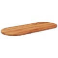 Miniatyrbilde 2 av 8: vidaXL Bordplate 120x50x2,5 cm oval heltre akasie