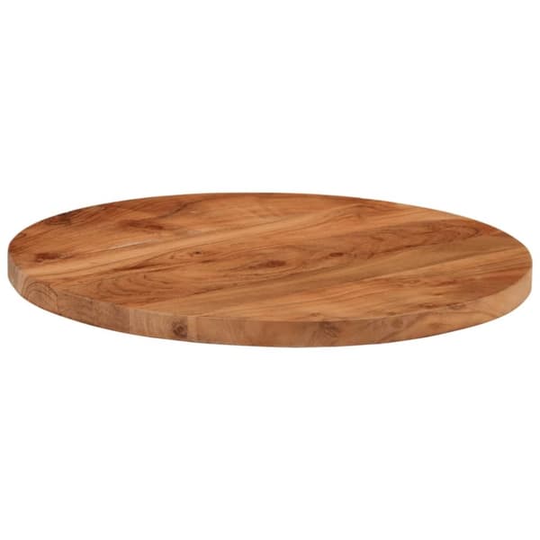 vidaXL Pöytälevy Ø60x3,8 cm pyöreä täysi akasiapuu