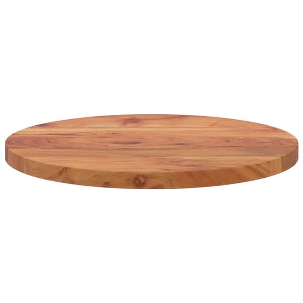 vidaXL Bordplate Ø60x3,8 cm rund heltre akasie