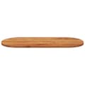 Miniatyrbilde 4 av 9: vidaXL Bordplate 90x40x2,5 cm oval heltre akasie