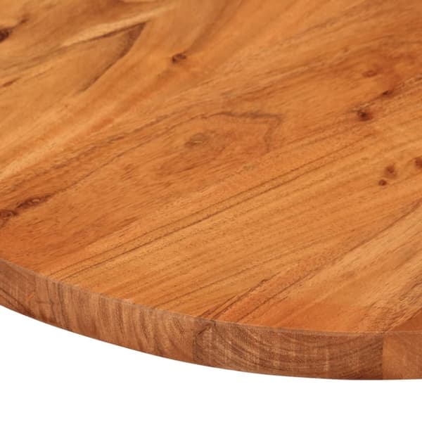 vidaXL Bordplate 100x40x3,8 cm oval heltre akasie
