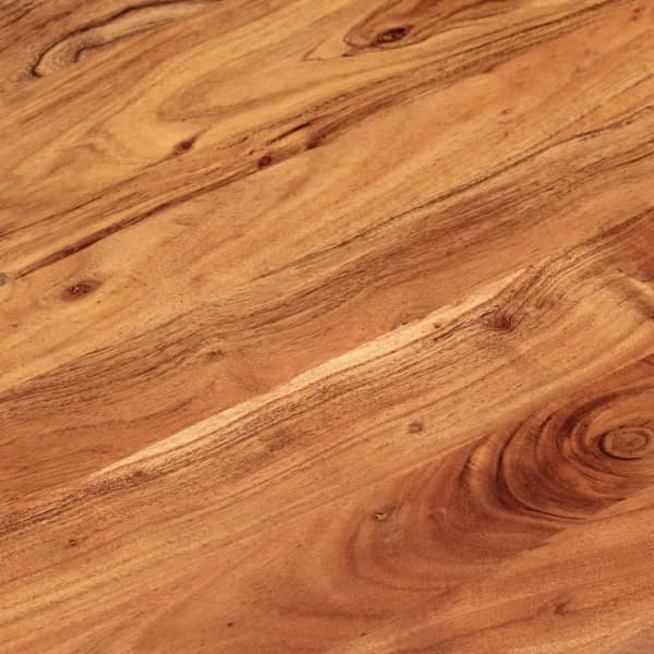 vidaXL Bordplate 100x40x3,8 cm oval heltre akasie