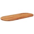 Pikkukuva 3 / 9: vidaXL Pöytälevy 100x40x3,8 cm ovaali täysi akasiapuu