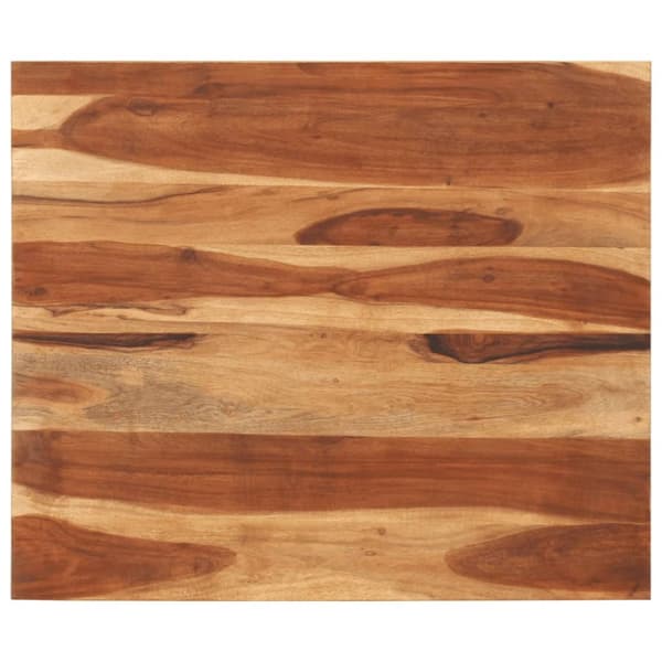 bordplade 15-16 mm 70x80 cm massivt sheeshamtræ