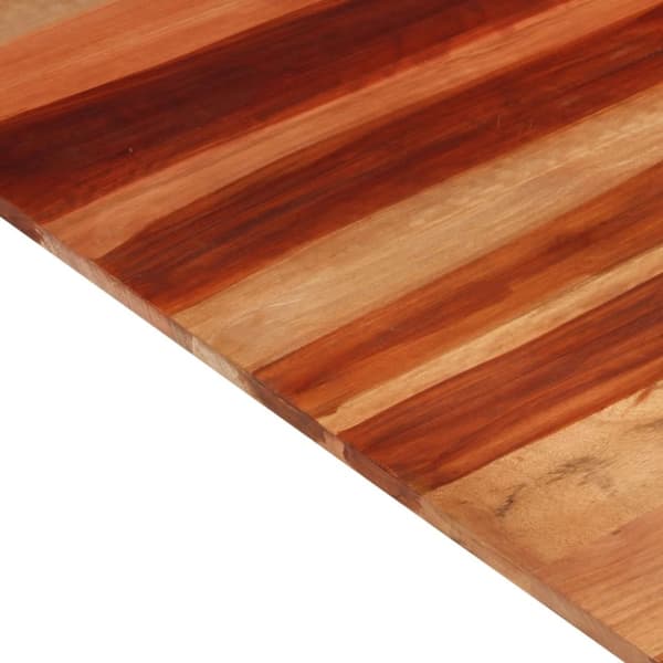 bordplade 15-16 mm 80x80 cm massivt sheeshamtræ