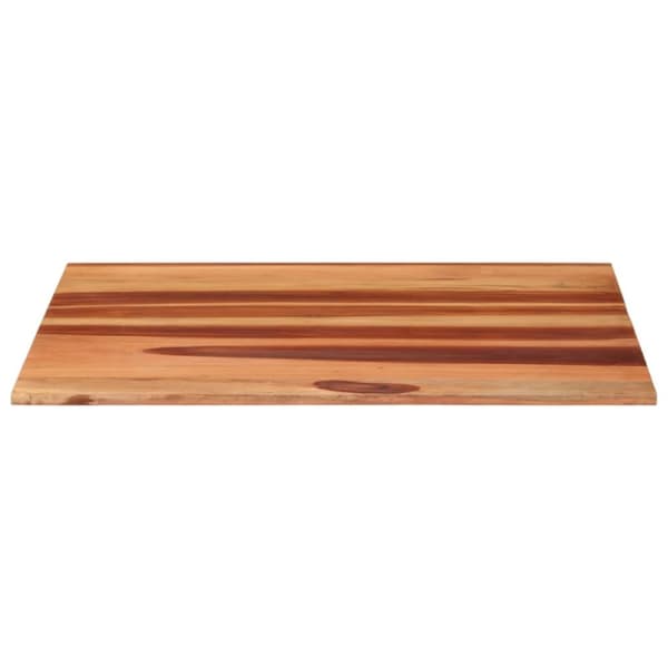 bordplade 15-16 mm 80x80 cm massivt sheeshamtræ