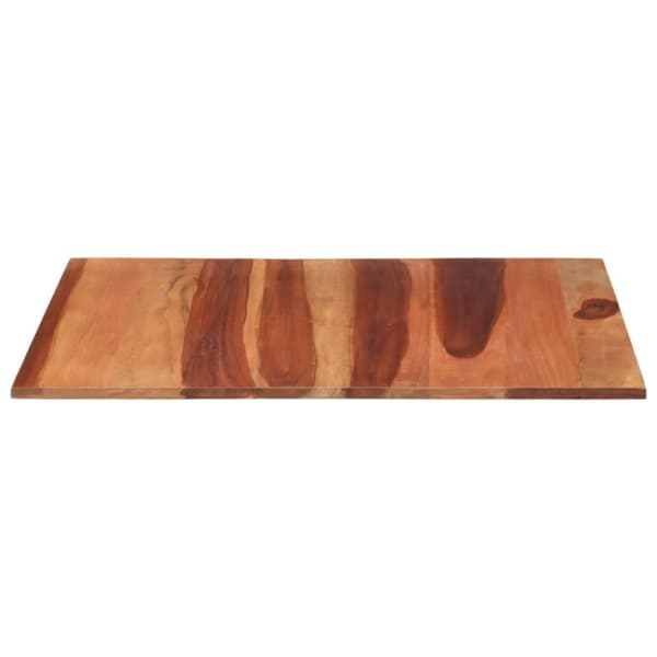 bordplade 15-16 mm 80x80 cm massivt sheeshamtræ