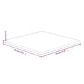 Miniatyrbillede 4 af 4: firkantet bordplade 70x70x1,5 cm ubehandlet massivt egetræ