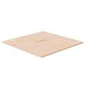 Miniatyrbillede 1 af 4: firkantet bordplade 70x70x1,5 cm ubehandlet massivt egetræ