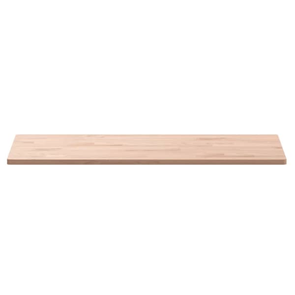 Bordsskiva 80x40x1,5 cm rektangulär massivt bokträ
