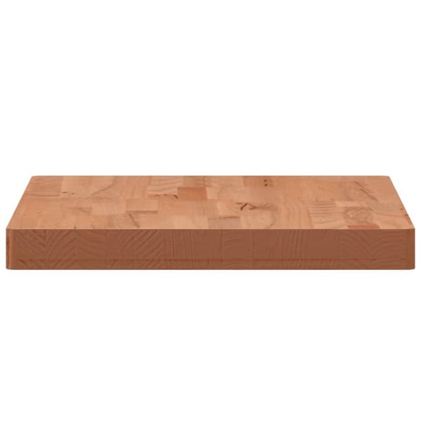 bordplade 60x40x4 cm rektangulær massivt bøgetræ
