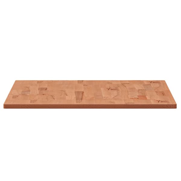 Bordsskiva 100x60x1,5 cm rektangulär massivt bokträ