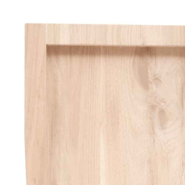 Pöytälevy 80x40x(2-6) cm käsittelemätön täystammi