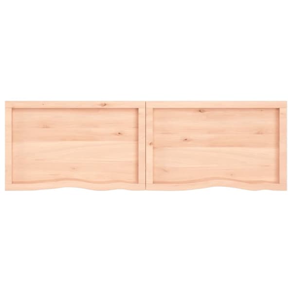 Bordsskiva 180x50x(2-6) cm obehandlad massiv ek