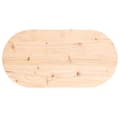Miniatyrbild 4 av 7: Bordsskiva 70x35x2,5 cm oval massiv furu