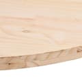 Miniatyrbild 5 av 7: Bordsskiva 70x35x2,5 cm oval massiv furu