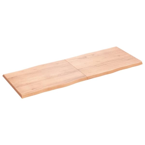 Pöytälevy ruskea 160x60x(2-4)cm käsitelty täystammi elävä reuna