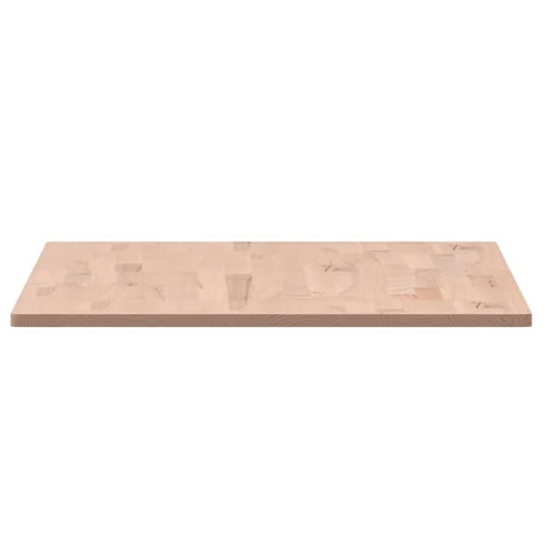 bordplade til badeværelse 100x60x1,5 cm massivt bøgetræ