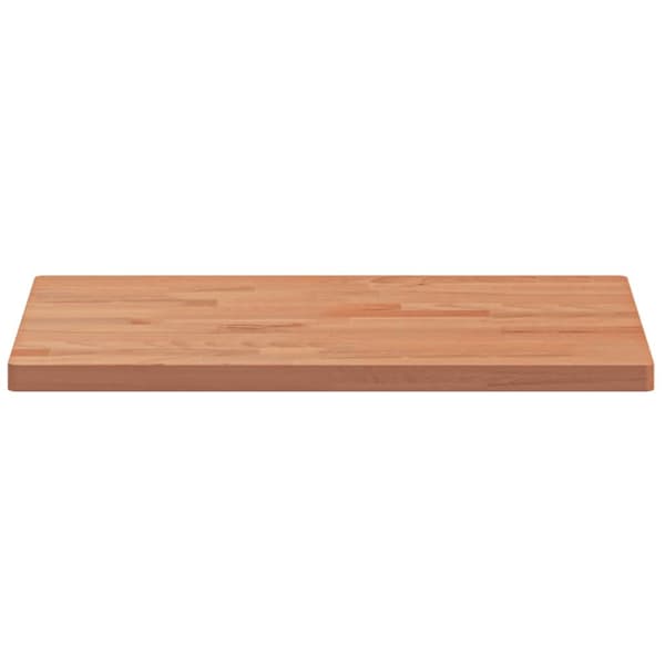 bordplade til badeværelse 60x40x2,5 cm massivt bøgetræ
