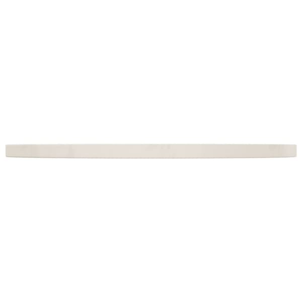 bordplade hvid Ø60x2,5 cm massivt fyrretræ
