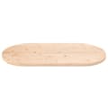 Miniatyrbild 3 av 7: Bordsskiva 90x45x2,5 cm oval massiv furu