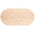 Miniatyrbild 4 av 7: Bordsskiva 90x45x2,5 cm oval massiv furu