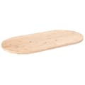Miniatyrbild 1 av 7: Bordsskiva 90x45x2,5 cm oval massiv furu