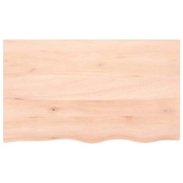 Pöytälevy 100x60x2 cm käsittelemätön täystammi