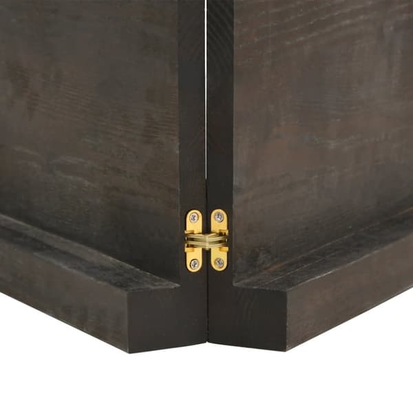 bordplade til badeværelse 160x60x(2-6) cm massivt træ mørkebrun