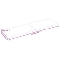 Miniatyrbillede 9 af 10: bordplade 200x60x(2-4) cm behandlet massivt egetræ mørkebrun