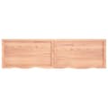 Miniatyrbillede 7 af 9: bordplade 180x50x(2-4) cm behandlet massivt egetræ lysebrun