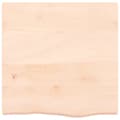 Miniatyrbillede 3 af 9: bordplade 60x60x(2-6) cm ubehandlet massivt egetræ