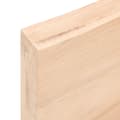 Miniatyrbillede 7 af 9: bordplade 60x60x(2-6) cm ubehandlet massivt egetræ