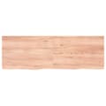 Miniatyrbillede 3 af 10: bordplade 180x60x(2-4) cm behandlet massivt egetræ lysebrun