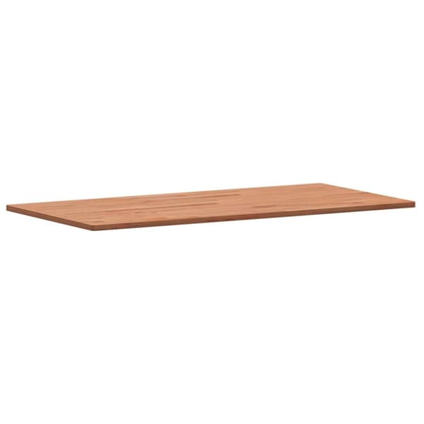bordplade til badeværelse 80x40x1,5 cm ubehandlet massiv bøg