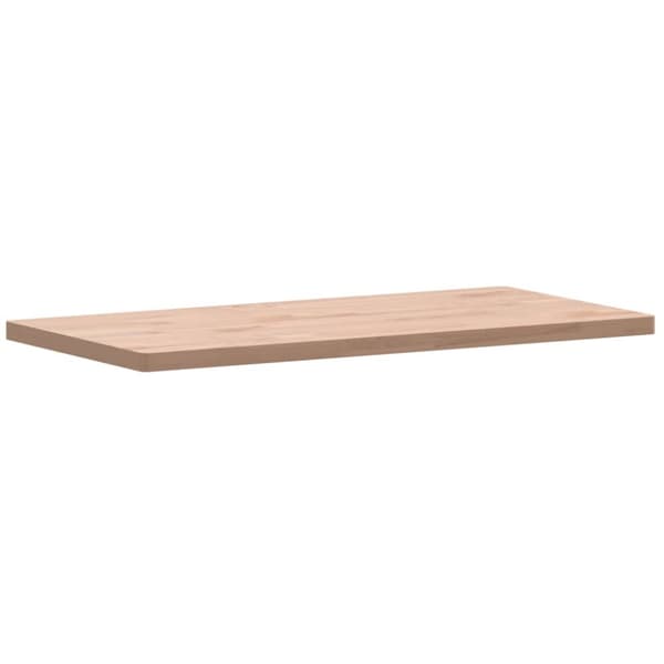 Bänkskiva för badrum 80x40x2,5 cm massivt bokträ