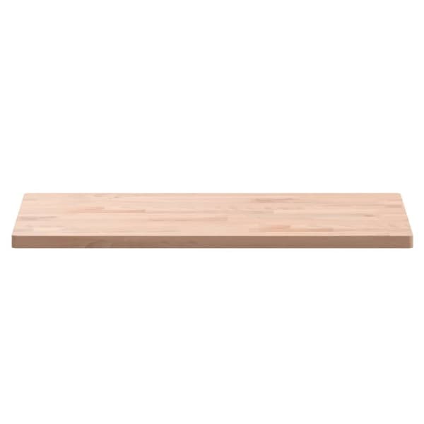 Bänkskiva för badrum 80x40x2,5 cm massivt bokträ