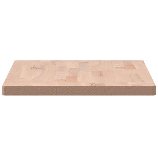 Bänkskiva för badrum 80x40x2,5 cm massivt bokträ